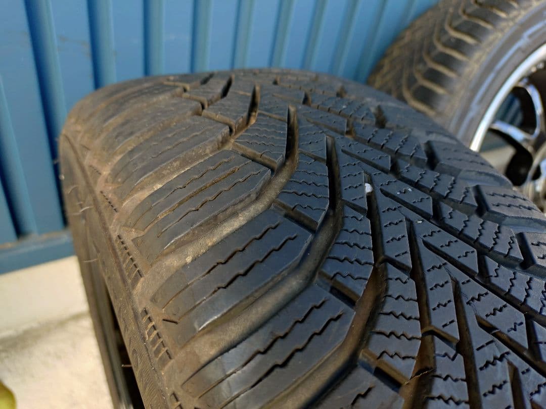 美品ホイール バリ山 スタッドレス 175/55R15 2022年製 2本分①