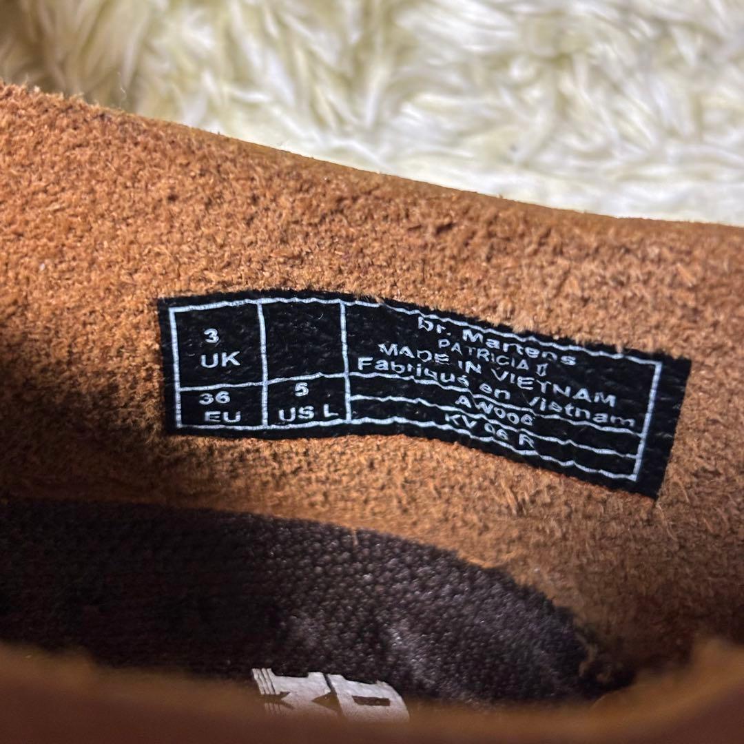 美品　ドクターマーチン ローファーパトリシア　 UK3 ブラウン　22.5