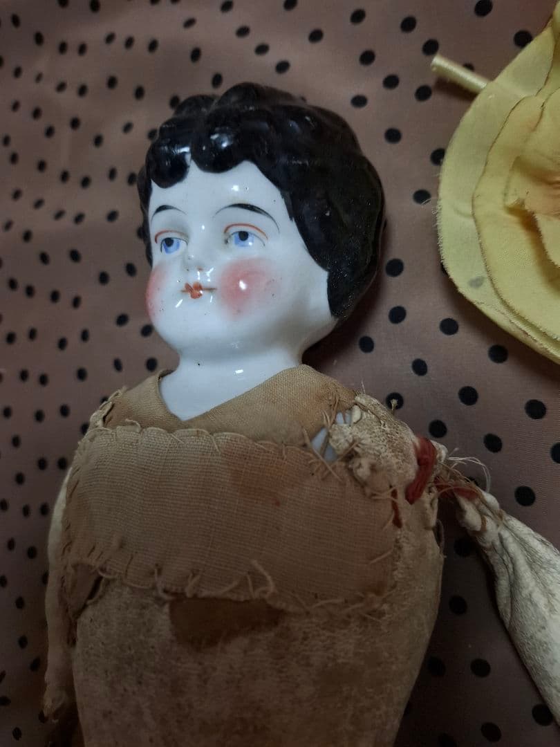 アンティーク★チャイナヘッドドール★パリアンドール★ビスクドール★訳有り品