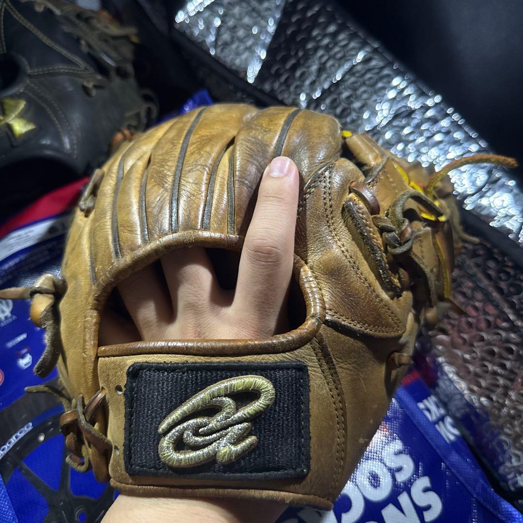 硬式野球グローブ ブラウン 右手用