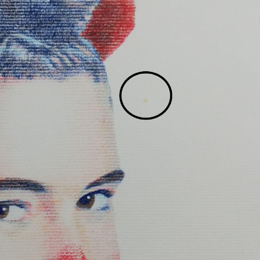 色鉛筆画 イラストレーション原画「真っ赤なお鼻の・・・・」