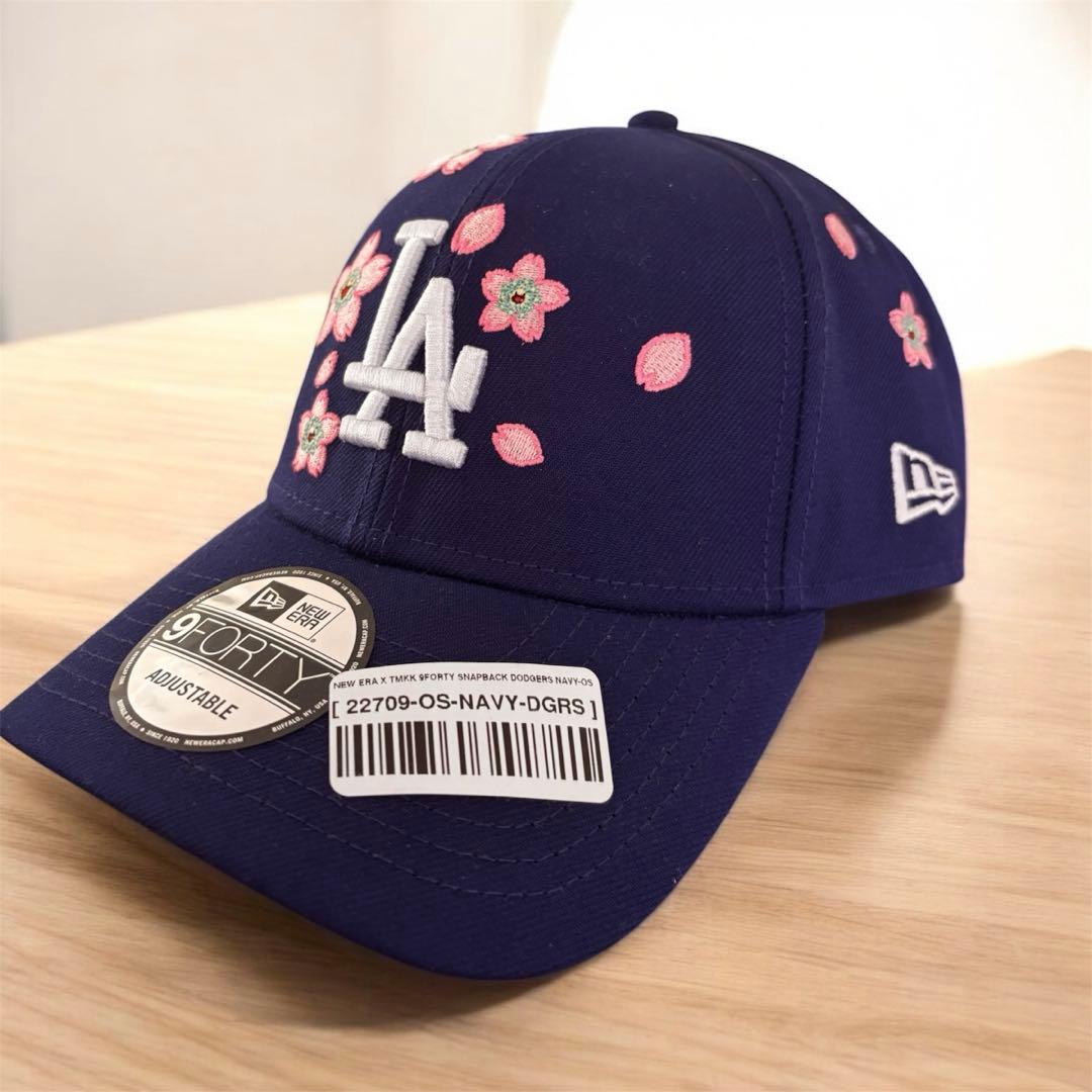 NEW ERA 9FORTY ネイビー キャップ 村上隆 ドジャース 大谷翔平1