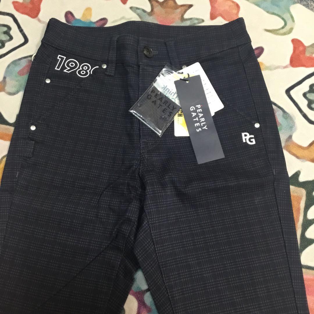 新品タグ付け☆PEARLY GATES 1989 チェック柄パンツ　サイズ00