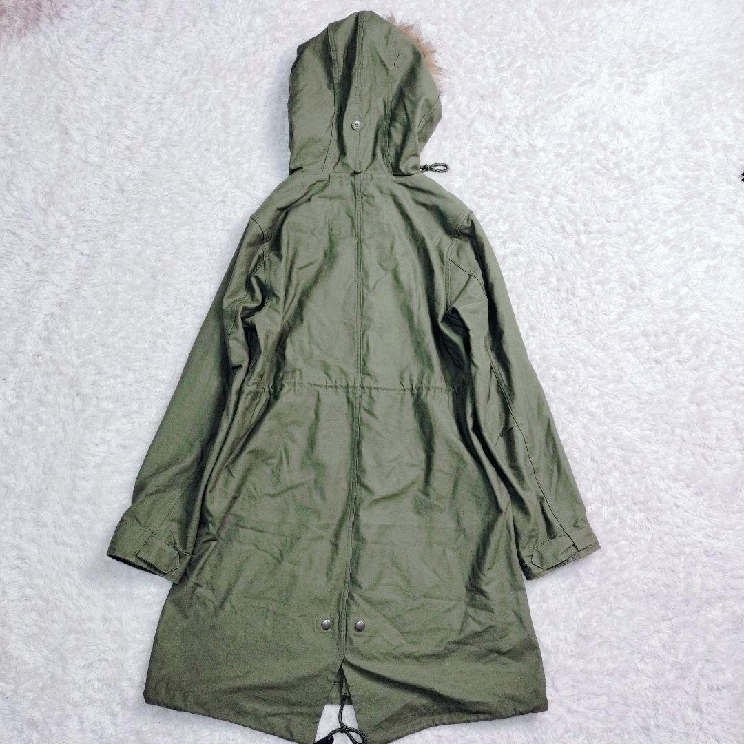 【美品】 フレッドペリー 5way 中綿　モッズコート　ロング　カーキ
