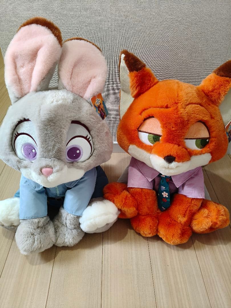新品ズートピア2 ジュディ ニック ぬいぐるみコストコブランケット付き
