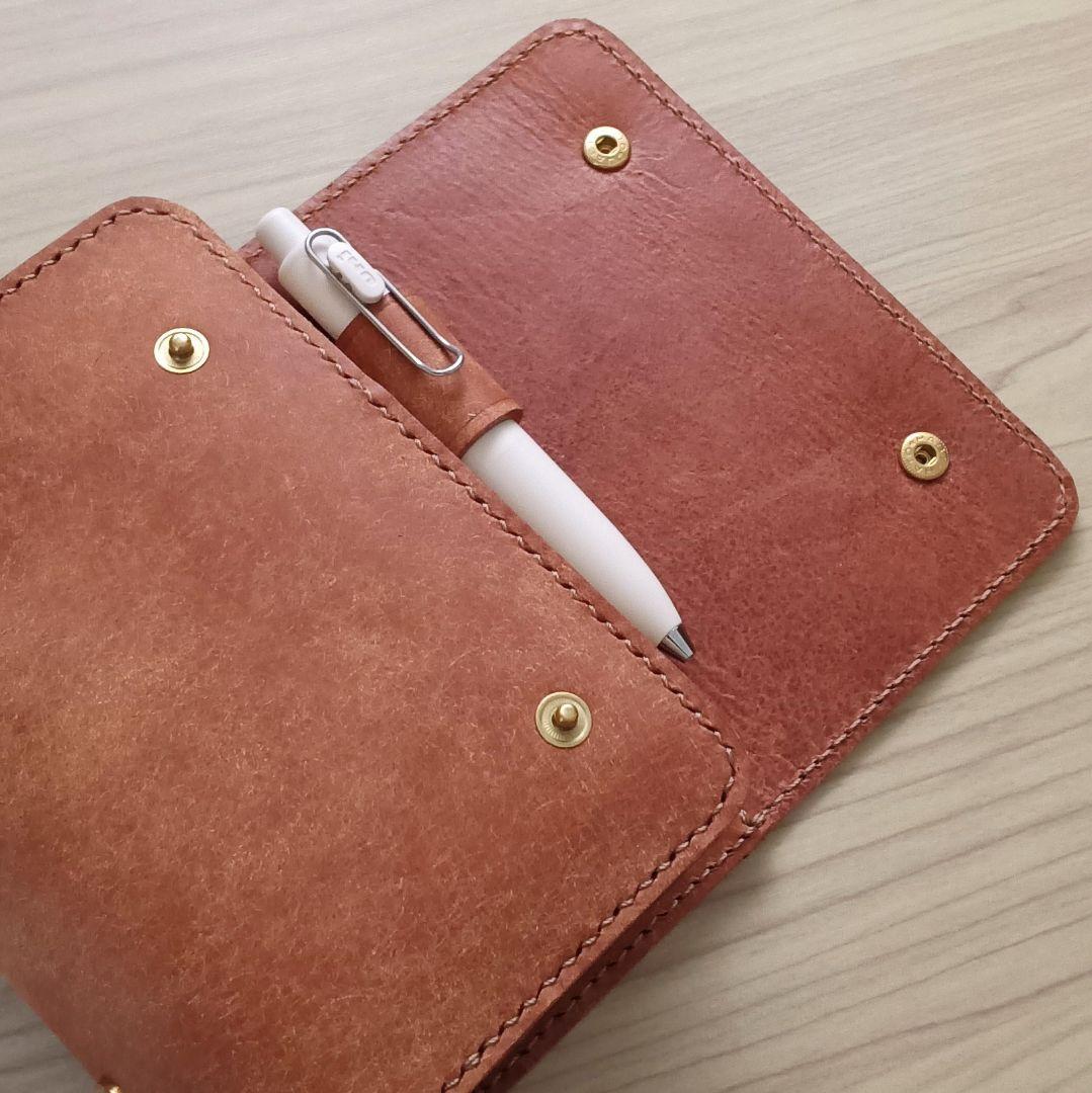 ミニ6 システム手帳 コニャック