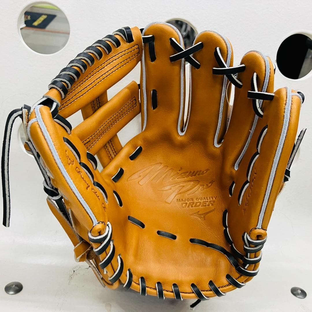 ミズノプロ　当店限定オリジナルオーダーグラブ　内野手用　坂本型　薬指リング搭載