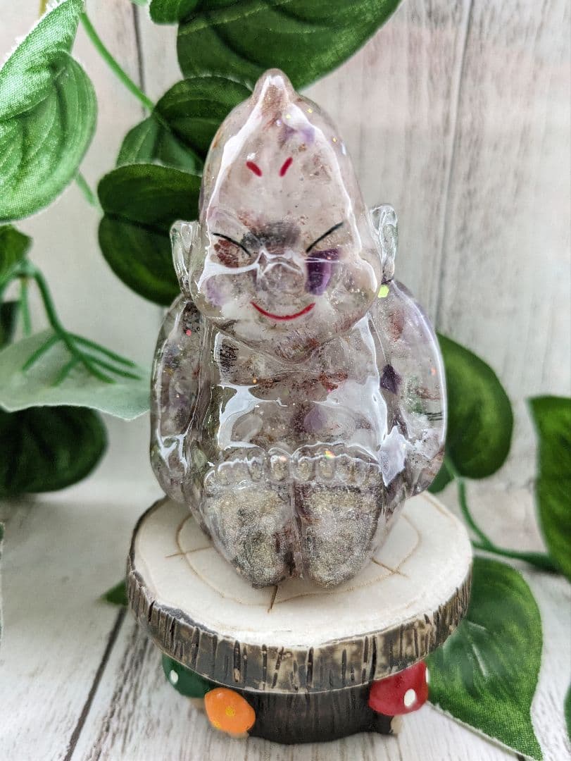 【はる】ラリマーのかめちゃん形オルゴナイト☆他３点