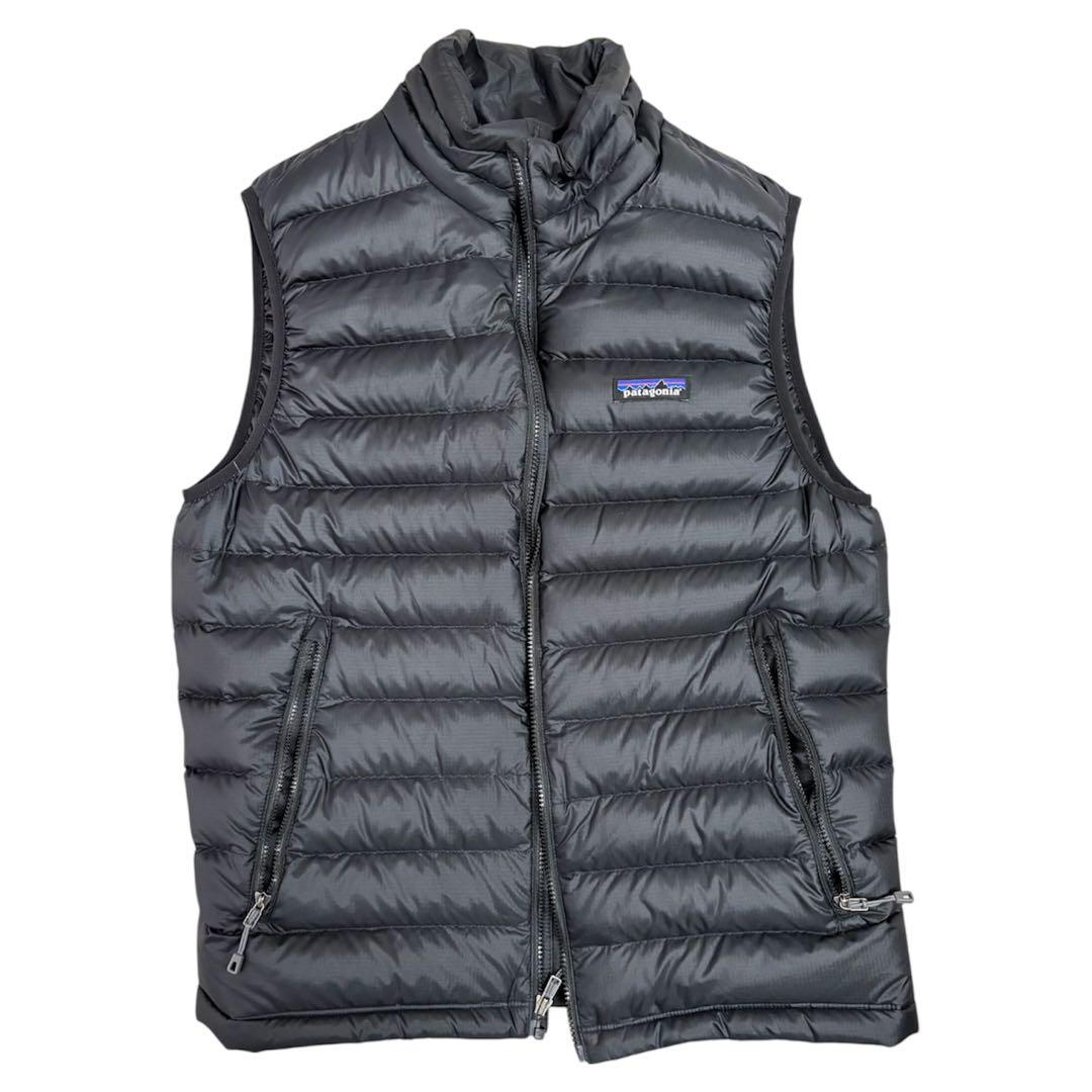 patagonia ブラック ダウンベスト S