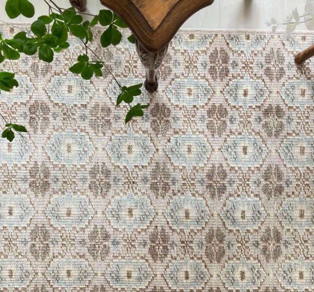 ロング/モロッカンタイル　トルコヴィンテージラグ