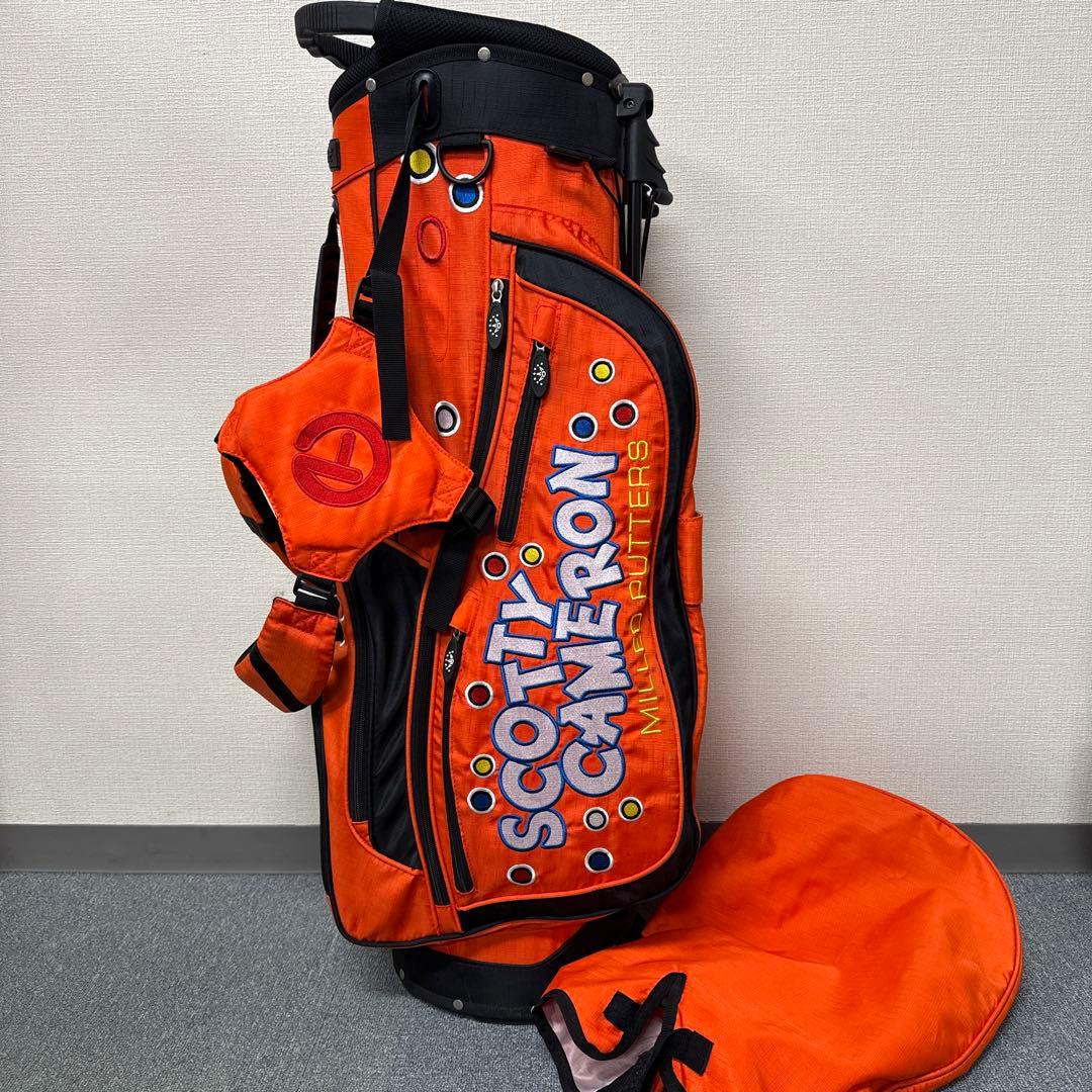 スコッティキャメロン スタンドキャディバッグ ジャックポットジョニー オレンジ