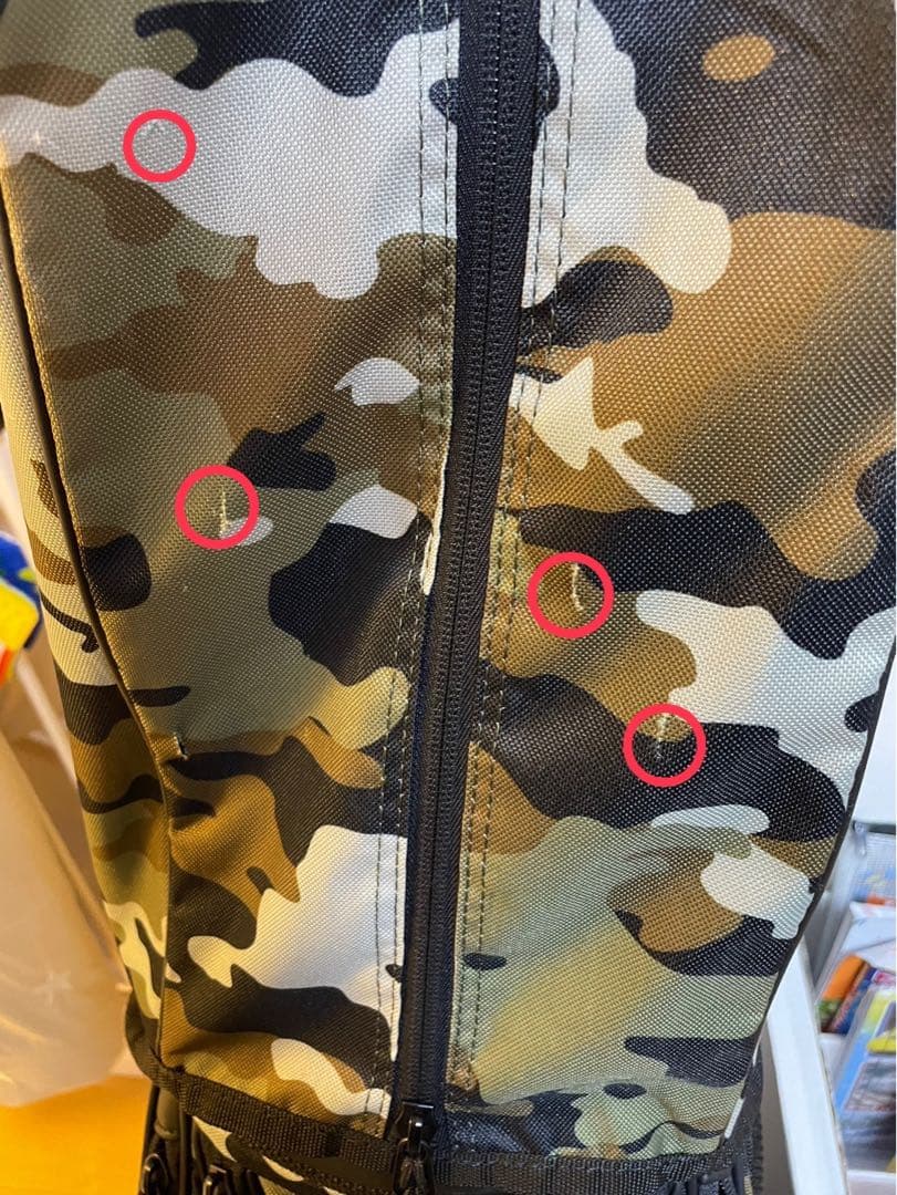 【希少】マスターバニーエディション 迷彩柄 キャディバッグ