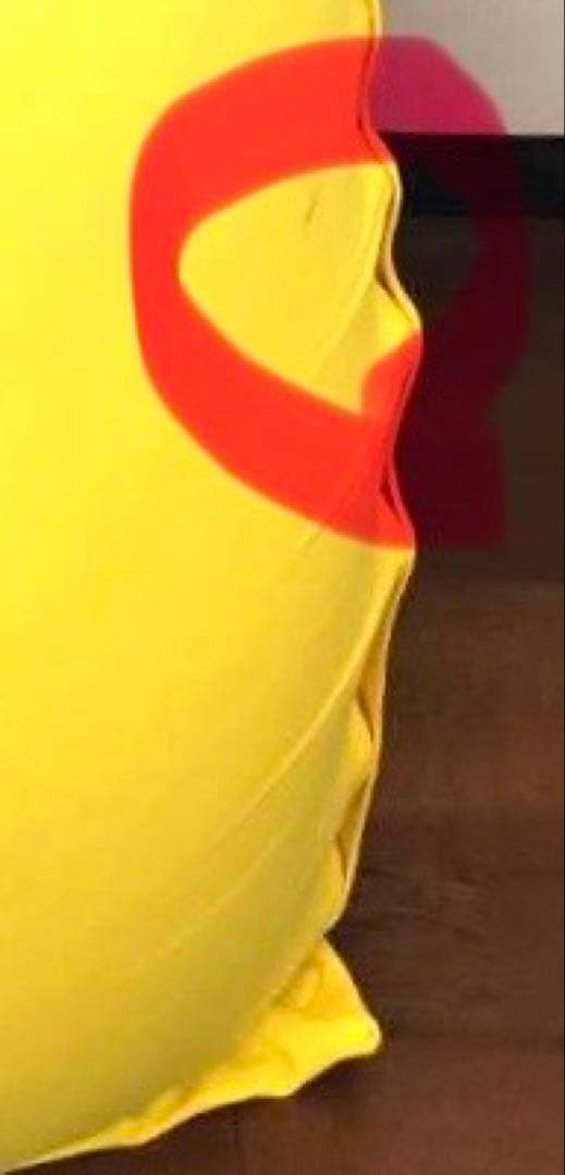 手渡し限定☆Yogibo Max イエロー ビーズクッション