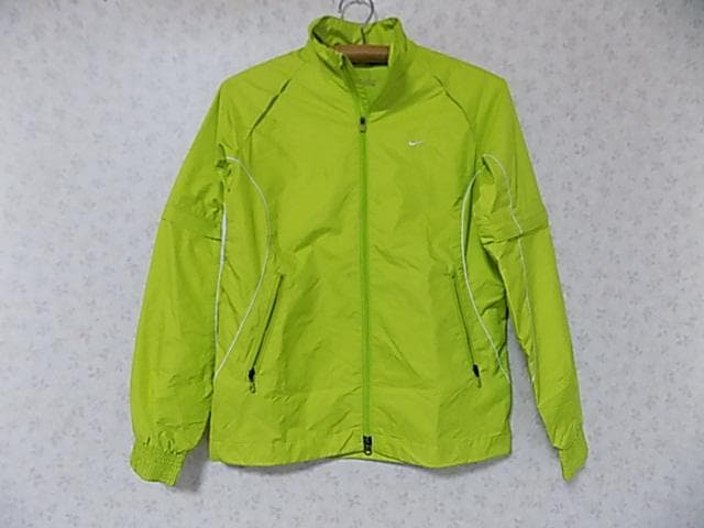 37109 ナイキゴルフ　2wayジャケット　黄緑色　サイズＳ
