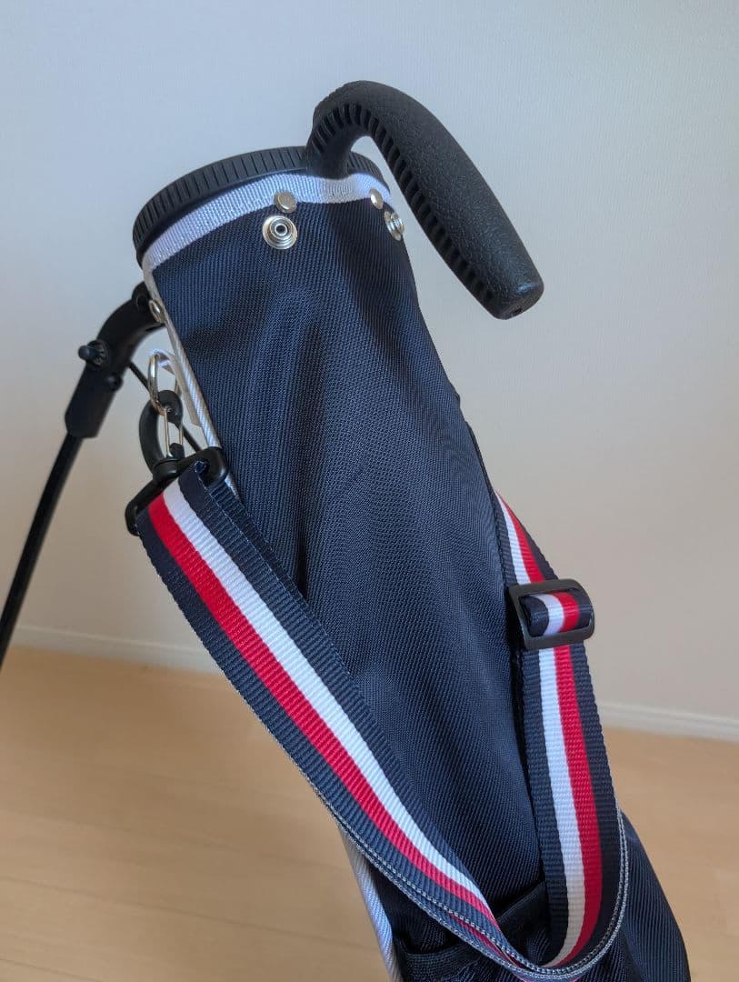 【美品】トミーヒルフィガーゴルフ　クラブスタンド　ゴルフバッグ　ネイビー