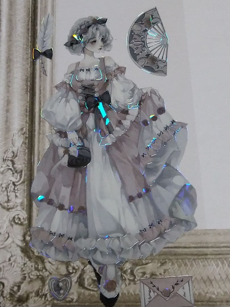 ✩再販✩J669＃清冷月光(贝壳光)切り売り海外人物マステ女の子