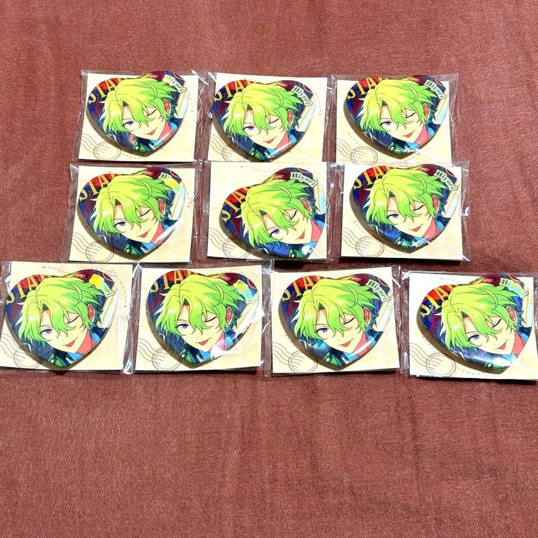 あんスタ 中国 ハート 缶バッジ TRIP 巴日和　10個セット