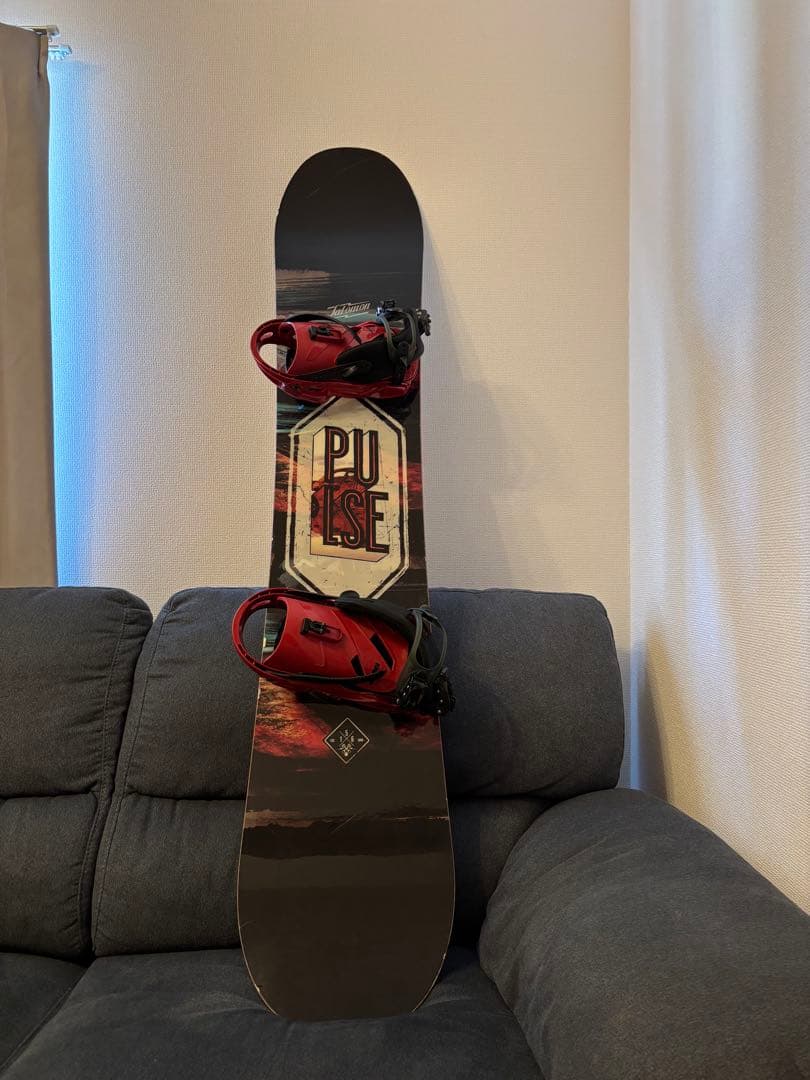 Salomon Pulse スノーボード 赤バインディング