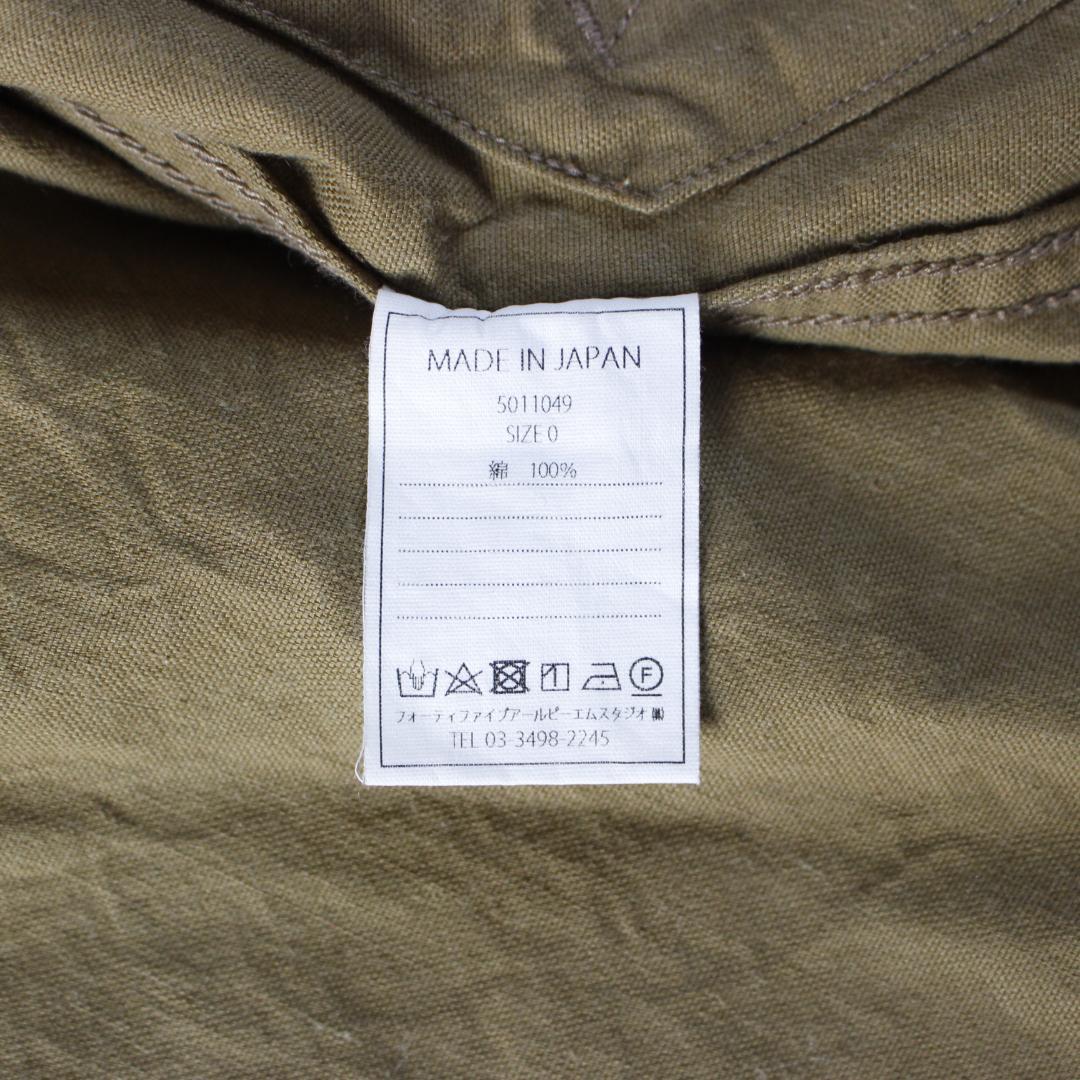 【現行タグ】45R サードオックスフォードのスノーパーカー F カーキ R刺繡