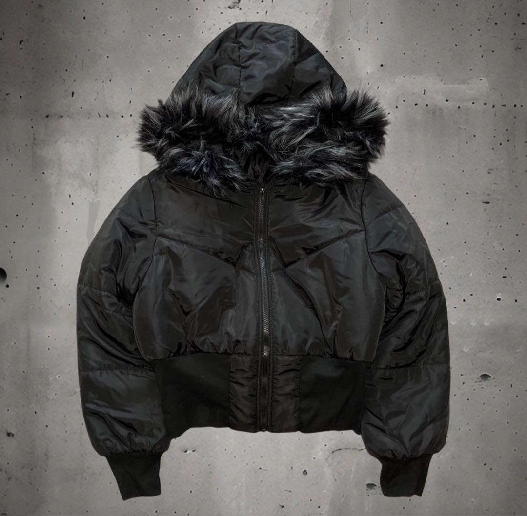 短丈archive furjacket N2B ma-1 y2k grunge