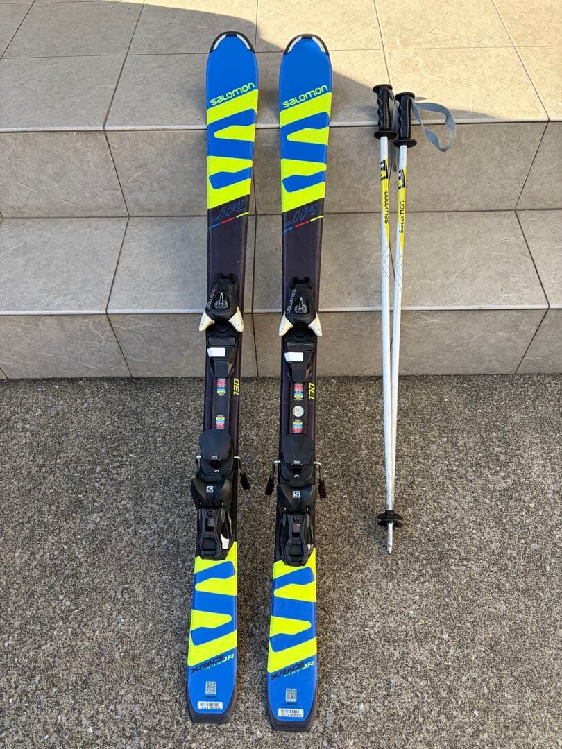 Salomon スキー板　ジュニア　130 ストックセット