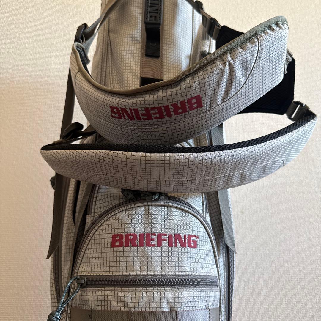 ブリーフィング　キャディバッグ　CR-7 ショルダー　スタンド式　軽量　グレー