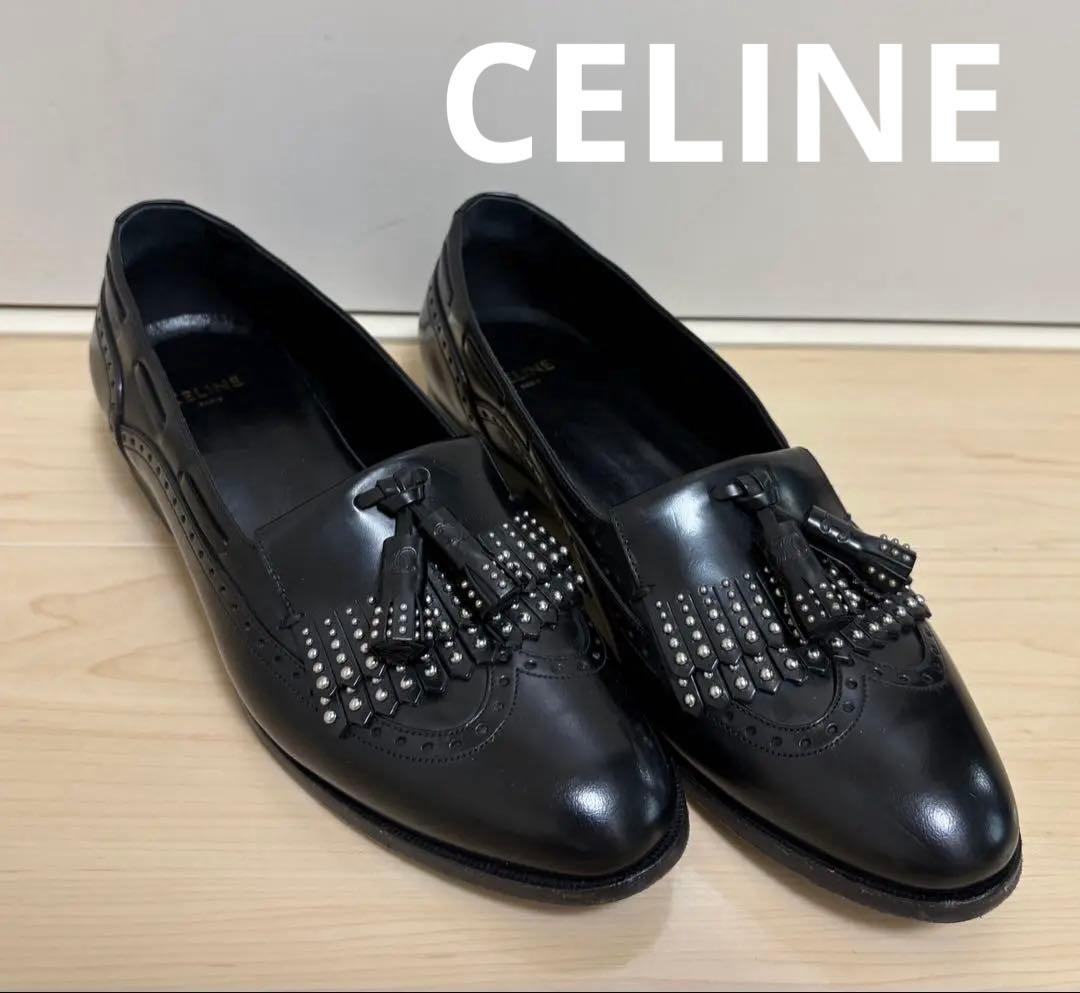 値下げ【CELINE】アビンドン タッセルローファー ブラック　セリーヌ 37