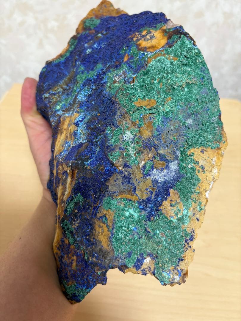 アズライト & マラカイト　大きな原石パワーストーン約2473g