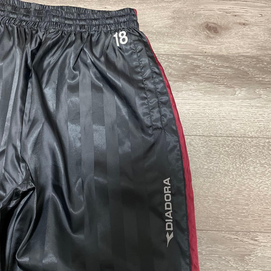 希少品DIADORA 豊田南高校18 刺繍デザイン サッカーピステ セットアップ