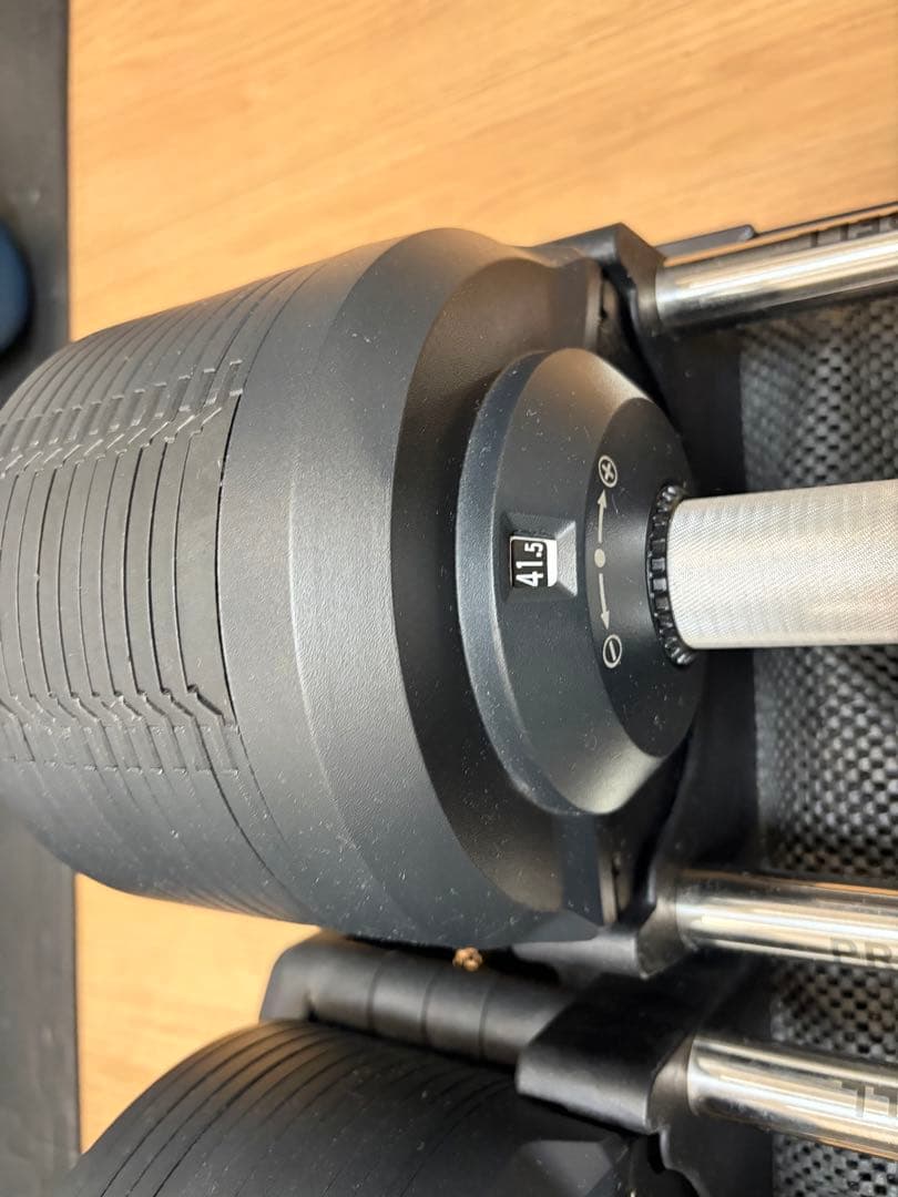 プロバーベル 41.5kg 1.5kg刻み 2個セット 可変式ダンベル ブラック