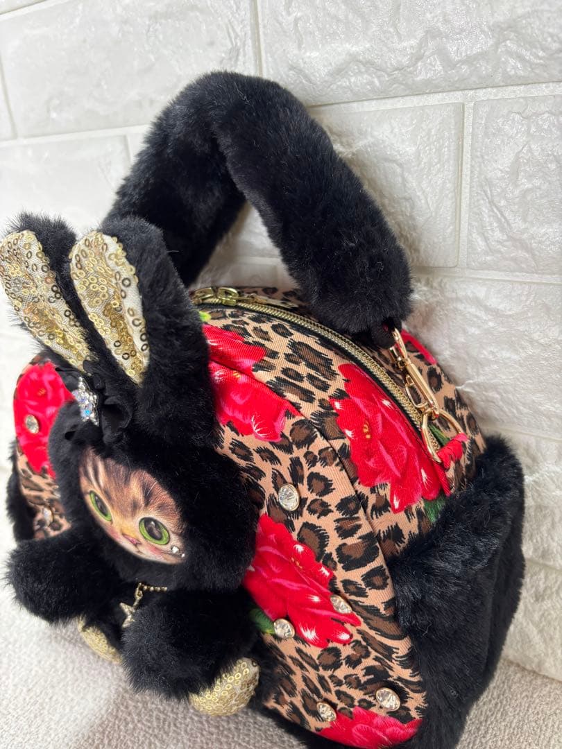 さ*ー様 コヤンイサムチョン　ハンドメイド　ファーショルダーバッグ　サンダーちゃ