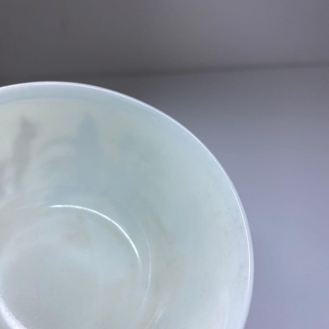 中国清時代　大明成化年製　薄手　チキンカップA直径8.5㎝　東な7-0324①