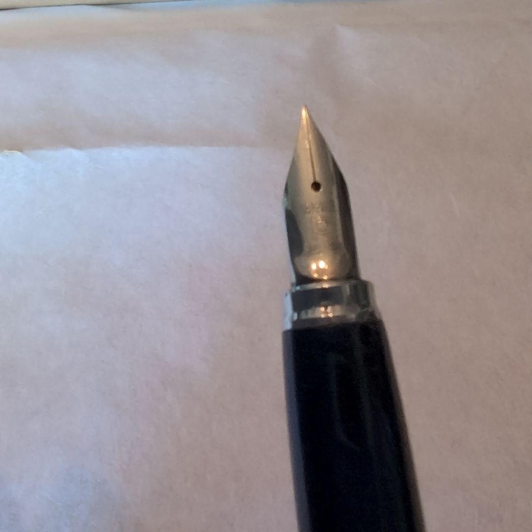 シルバー エングレーブ 万年筆