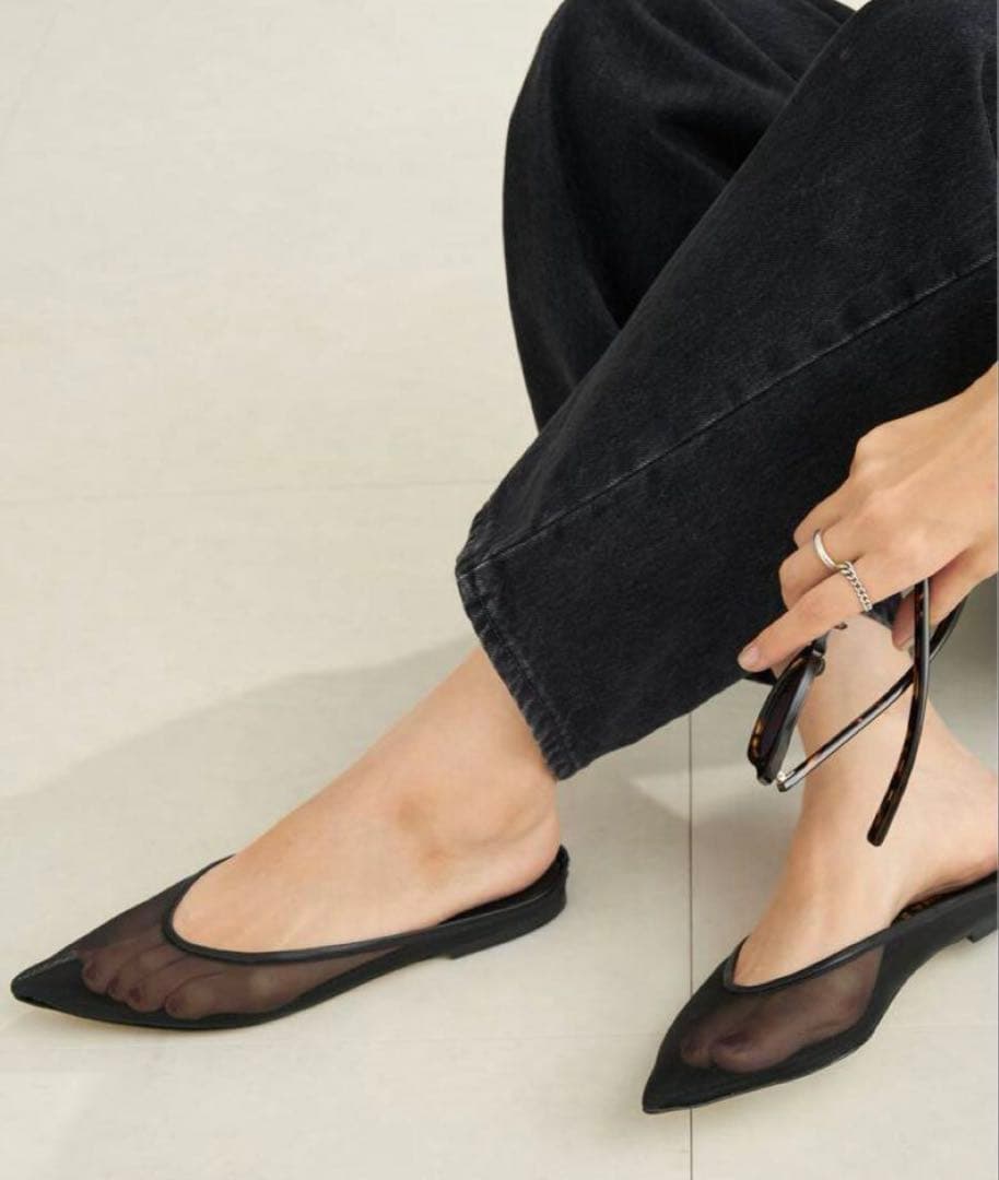 CORSO ROMA 9/コルソローマ 別注 MESH FLAT ミュール