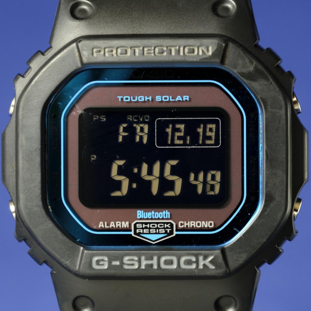 【中古】G-SHOCK GW-B5600 青×黒／Bluetooth(119)