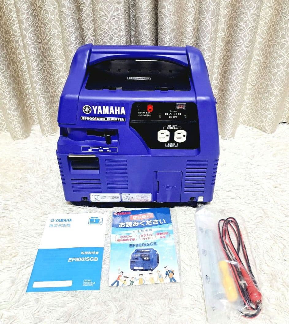 ✨ほぼ未使用品✨ヤマハ　カセットガスインバータ発電機 EF900iSGB
