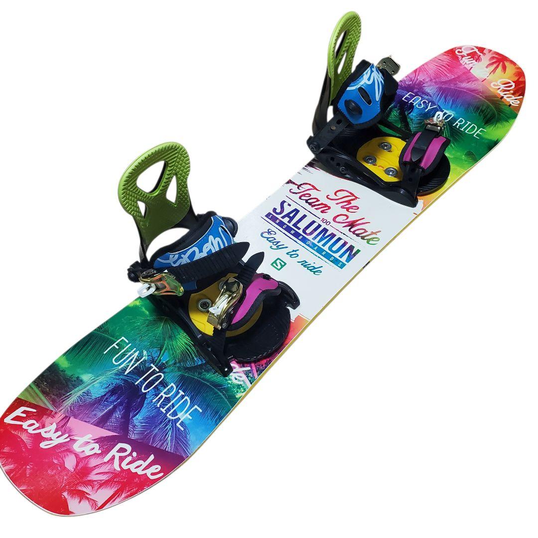 【キッズ用スノーボード】　Salomon 100cm ×ビンディング spoon