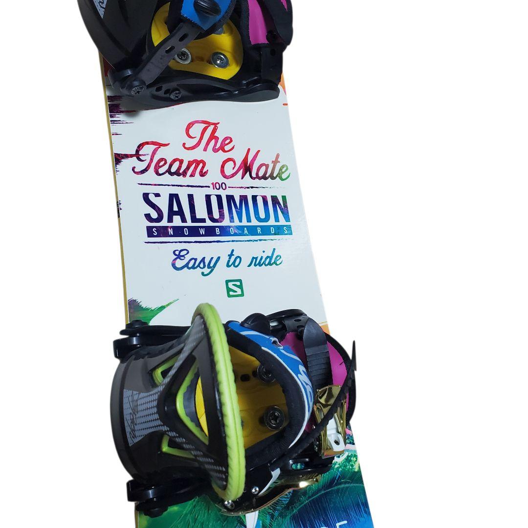 【キッズ用スノーボード】　Salomon 100cm ×ビンディング spoon