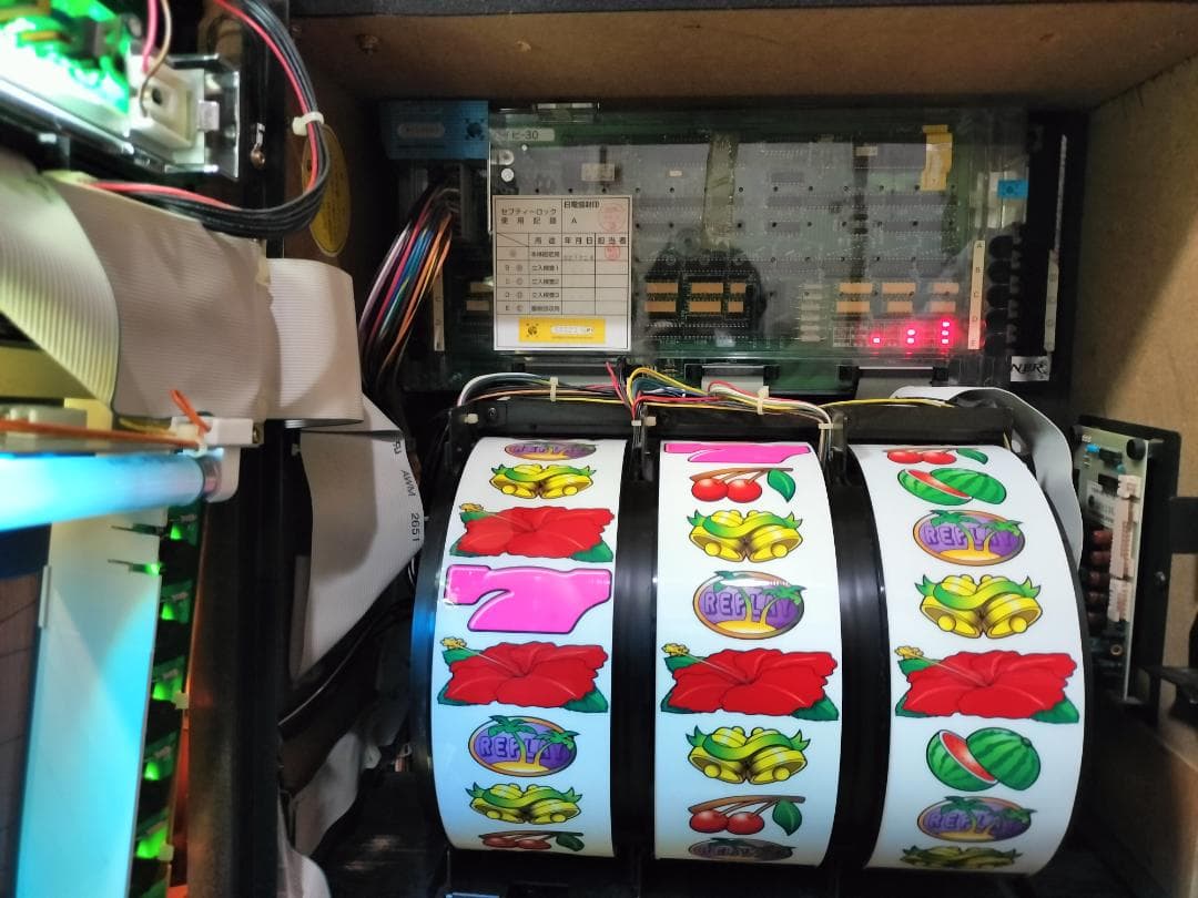 【パチスロ実機】パイオニア★『初代』ハイビ30【不要機付】４号機・希少台