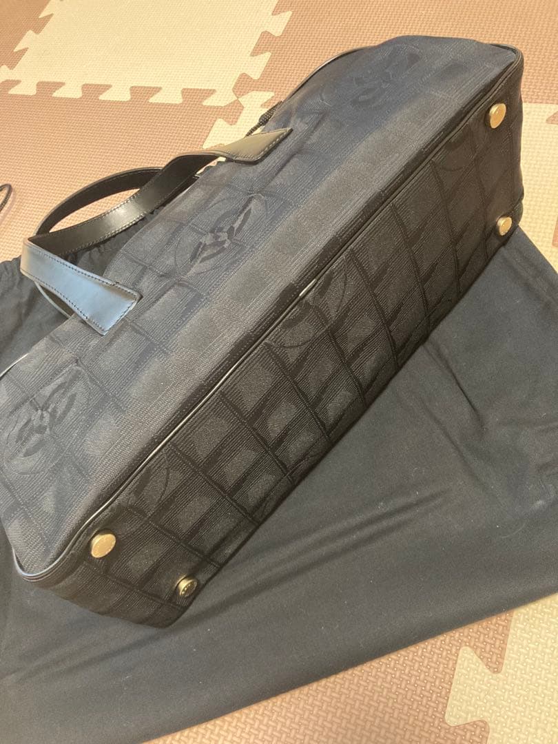 【美品】シャネル ニュートラベルライン ミニボストンバック トート バッグ 黒