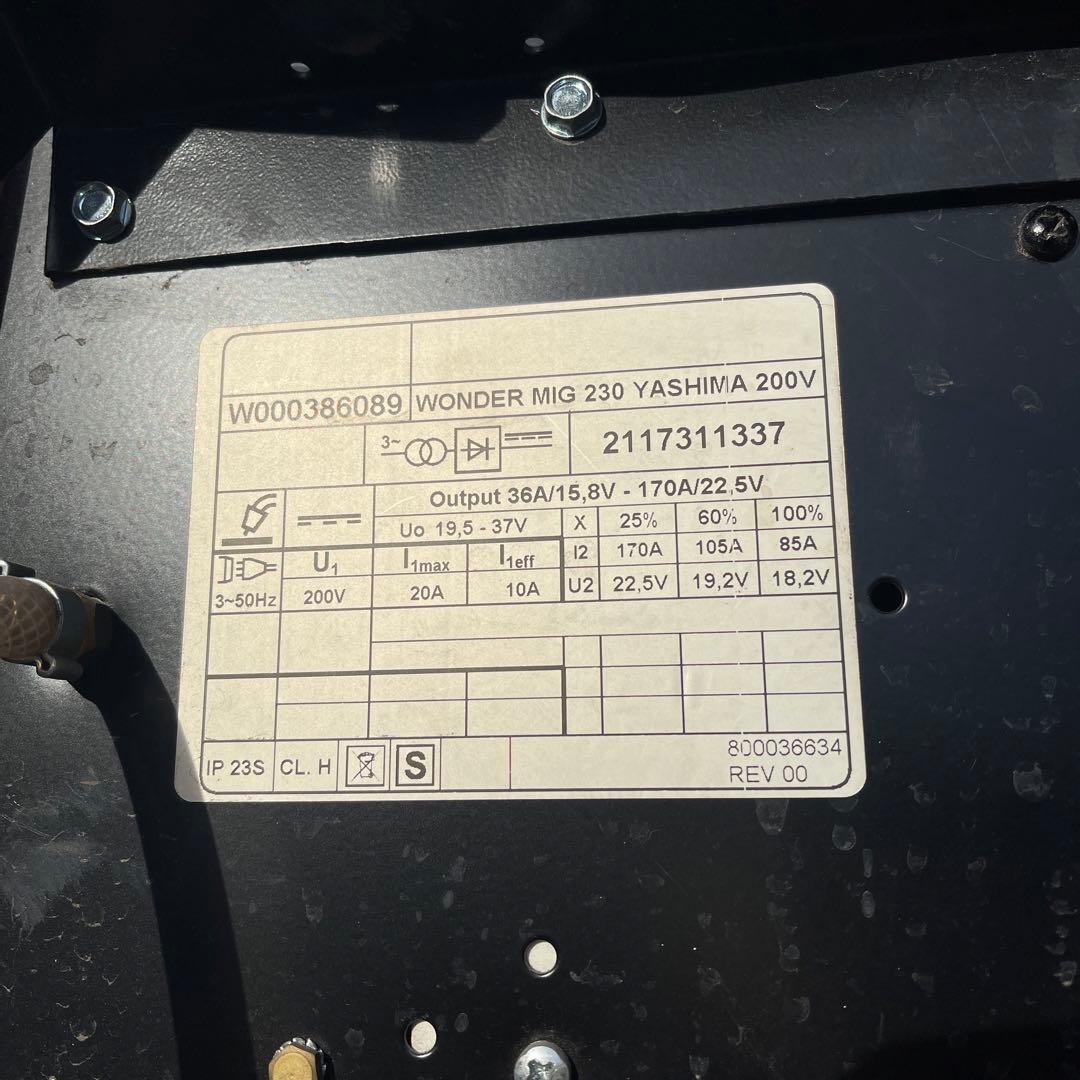 YASHIMAヤシマ溶接機WM-230S