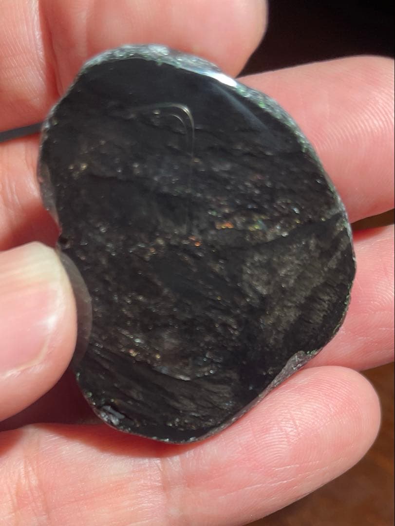 研磨品　十勝石玲瓏　スペシャルゴールデンレインボー