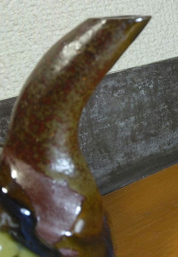 人間国宝 金城次郎 カラカラ(笑魚海老紋カラカラ) 栞 共箱 やちむん 壷屋焼