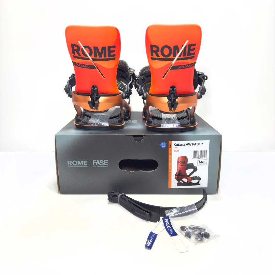 ROME Katana AW FASE スノーボード ビンディング M/Lサイズ