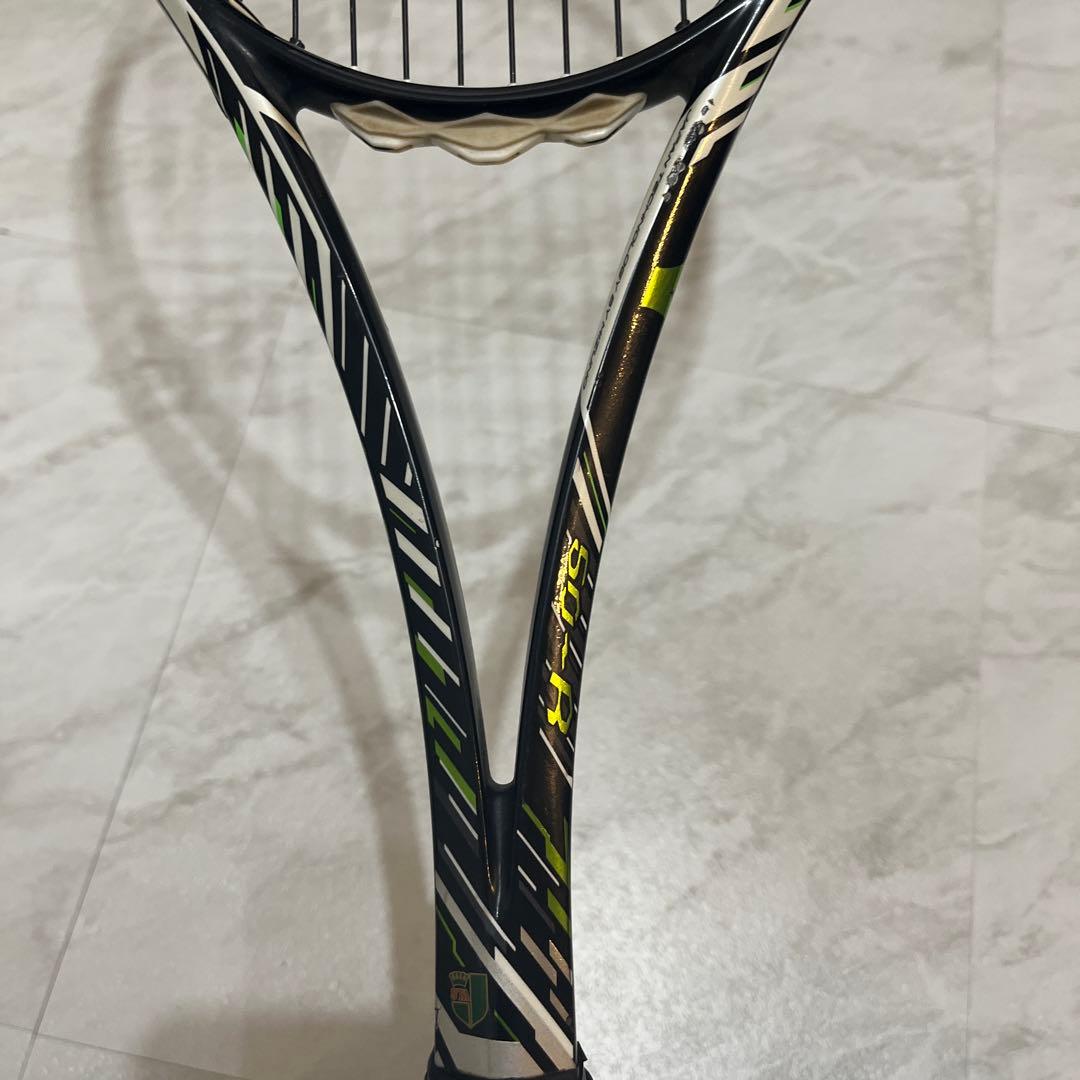 MIZUNO ミズノ ソフトテニスラケット　DIOS　50-R 黒 黄緑