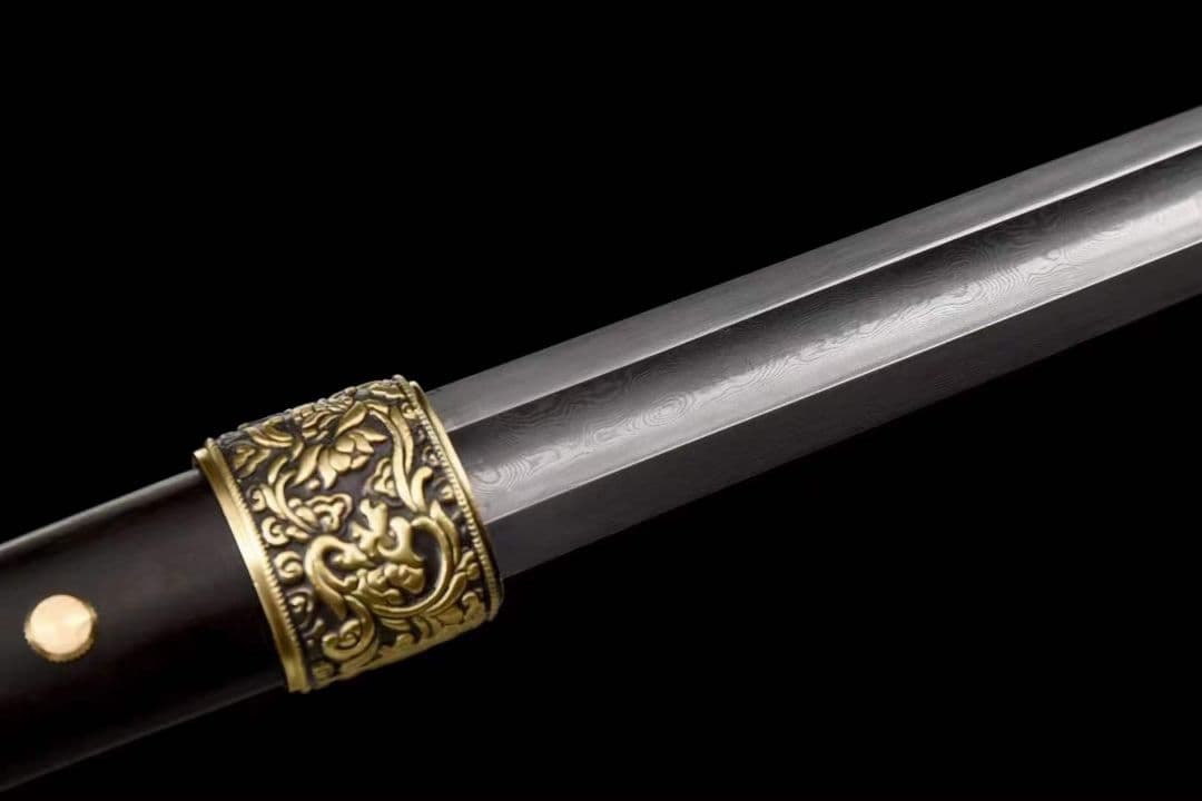 双竜環首刀 古兵器   武具　刀装具　日本刀　模造刀