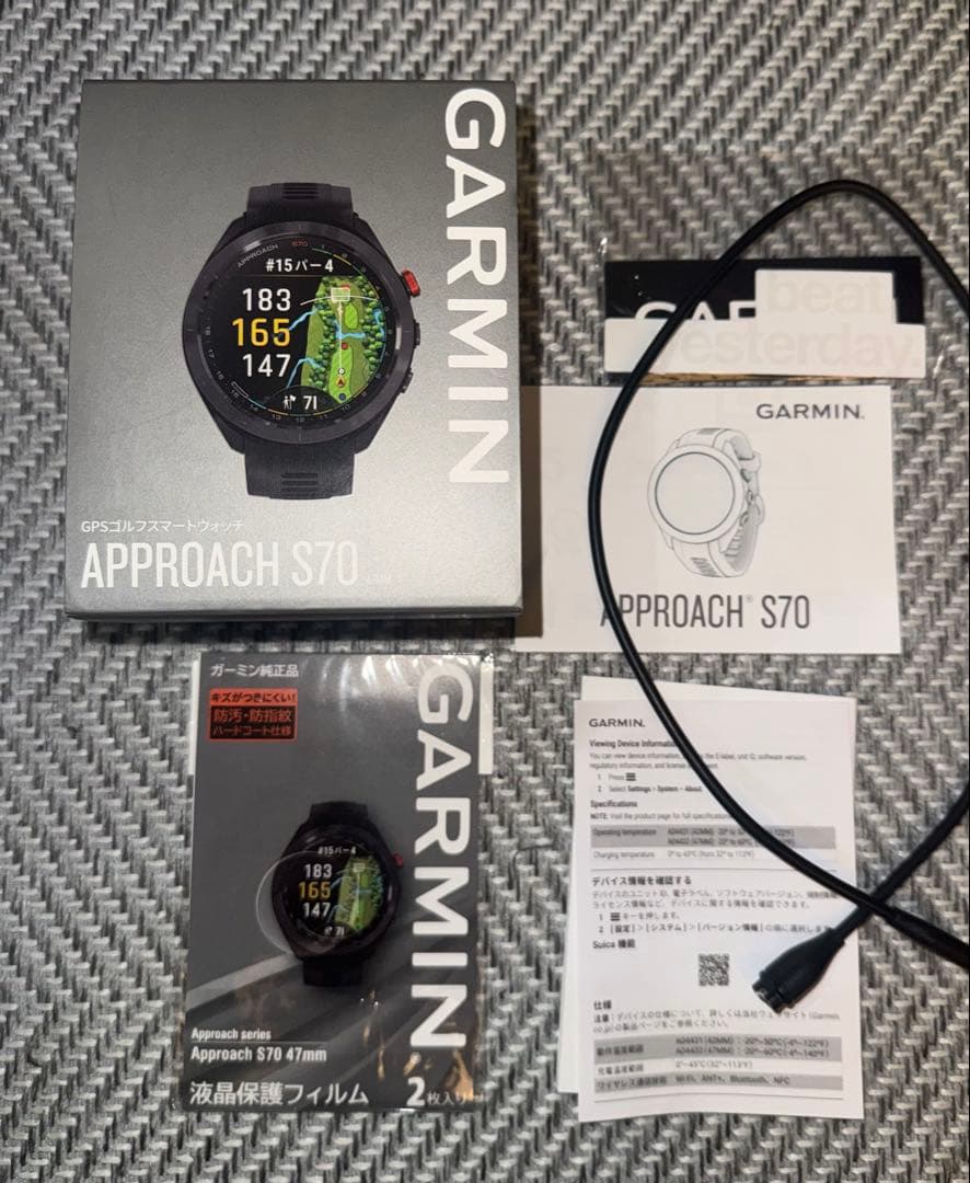 ガーミン【GARMIN】APPROACH S70 47mm&Z30 セット