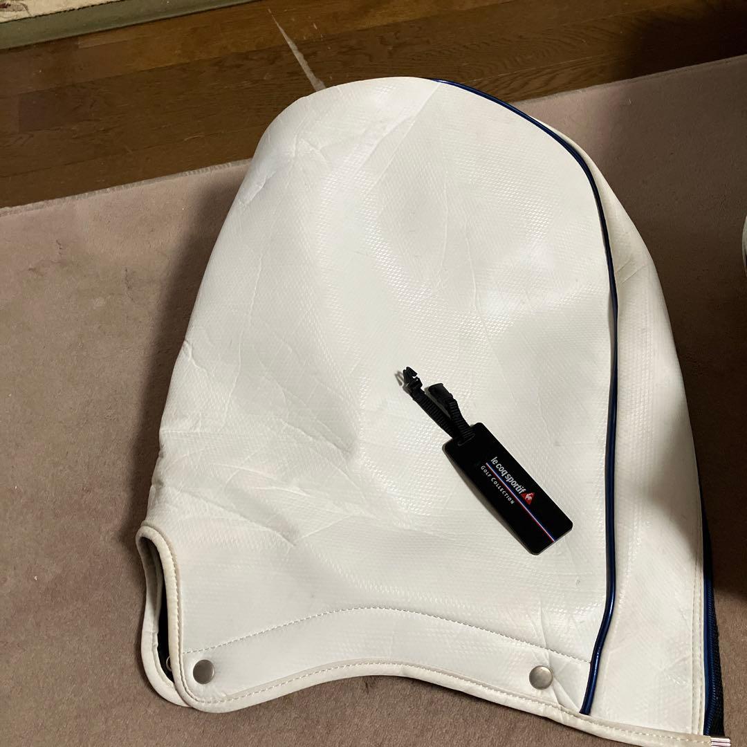 Le coq sportif ルコックスポルティフ　キャディバッグ　白