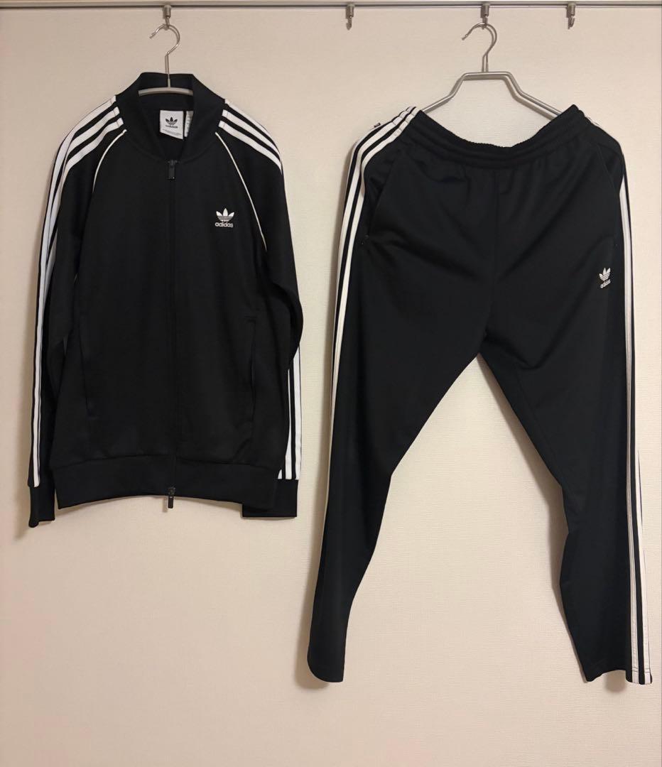 アディダスオリジナルス　ファイヤーバード　セットアップ　ブラック