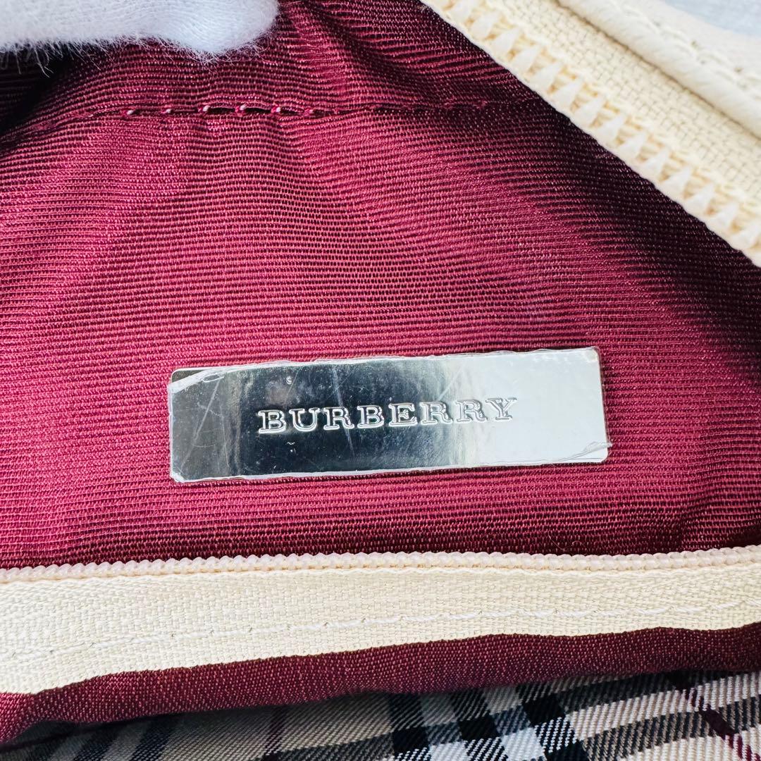 ✨BURBERRY✨バーバリー✨サファイアーノ✨レザー✨ベージュ✨ハンドバッグ✨